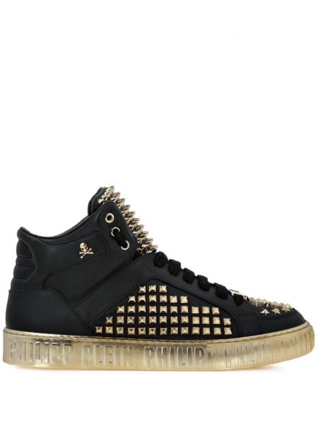 Deri sneaker Philipp Plein siyah