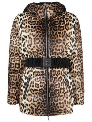 Dūnu jaka ar apdruku ar leoparda rakstu Roberto Cavalli