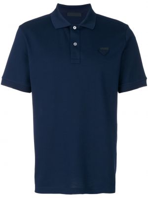Polo marškinėliai Prada mėlyna