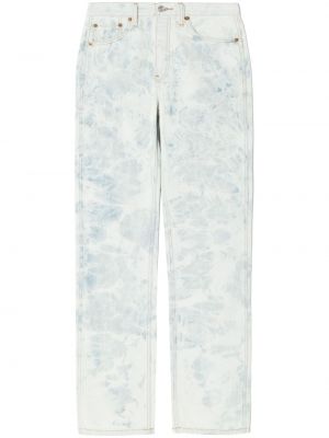 Relaxed fit jeans med sliten Re/done vit