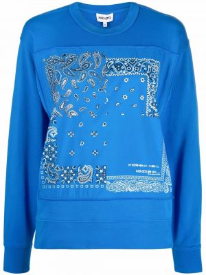 Raštuotas džemperis Kenzo mėlyna