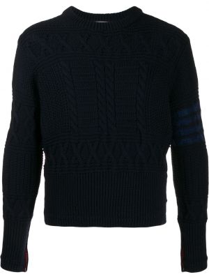 Sweter Thom Browne niebieski