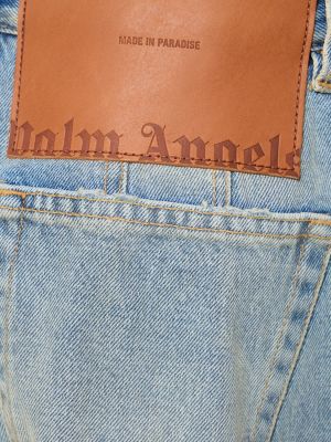 Jeansy bawełniane relaxed fit Palm Angels