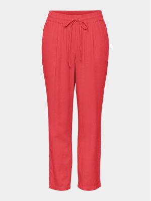 Pantaloni Vero Moda roșu