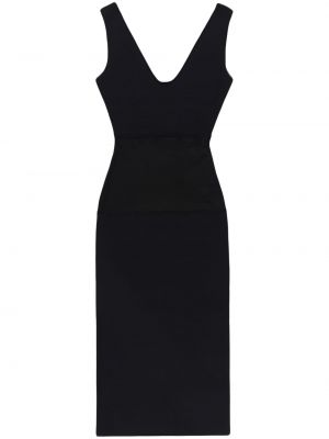 Плетена миди рокля Tom Ford черно