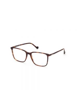Okulary Moncler brązowe