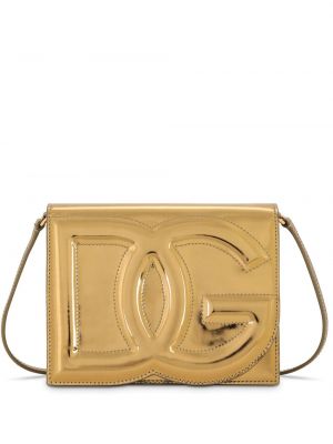 Crossbody torbica Dolce & Gabbana zlata