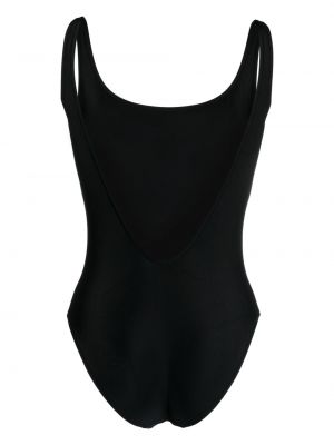 Einteiliger badeanzug mit print Moschino schwarz