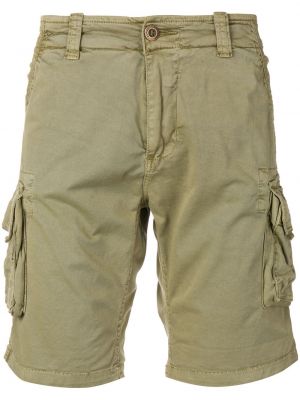 Pantalones cortos cargo slim fit Alpha Industries verde