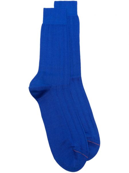 Чорапи с принт Paul Smith синьо