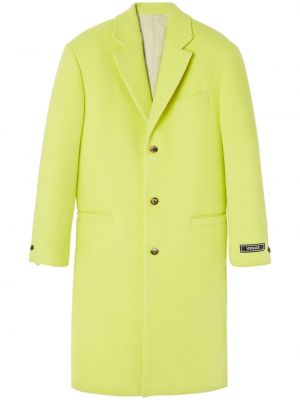 Manteau en laine Versace jaune
