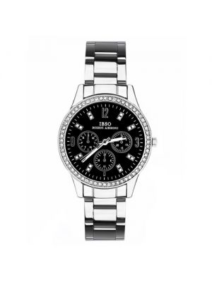 Наручные часы IBSO женские Часы наручные на браслете со стразами IBSO серебряный
