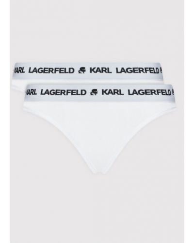 Pantaloni culotte Karl Lagerfeld bianco