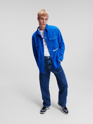Camicia Karl Lagerfeld Jeans blu