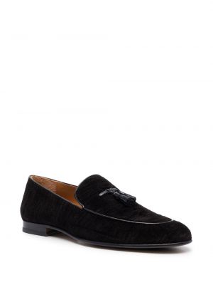 Semišové loafers Tom Ford černé