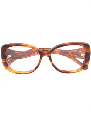 Korekciniai akiniai oversize Gucci Eyewear ruda