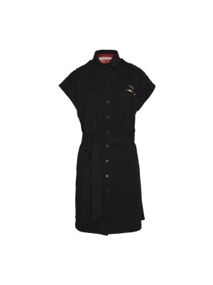 Sukienka koszulowa Aeronautica Militare czarna