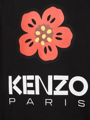 Bavlněná mikina Kenzo Paris černá