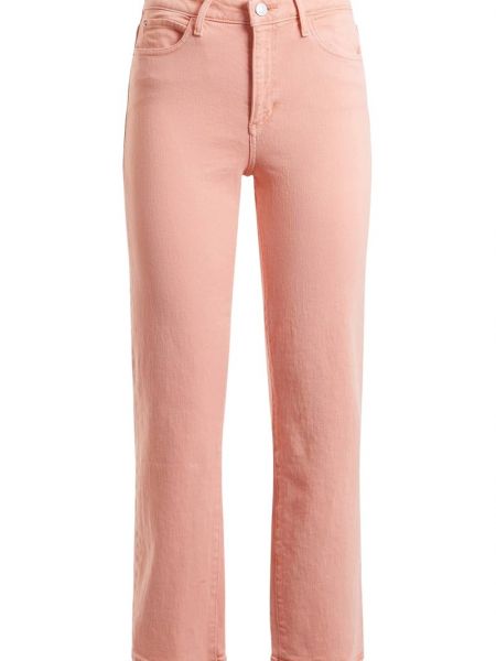Jeansy skinny slim fit Guess różowe
