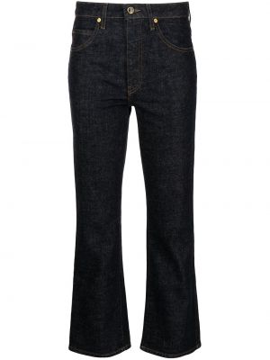 Relaxed fit flare jeans Khaite blå