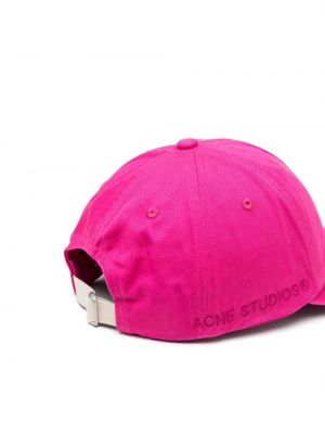 Cap mit stickerei Acne Studios pink