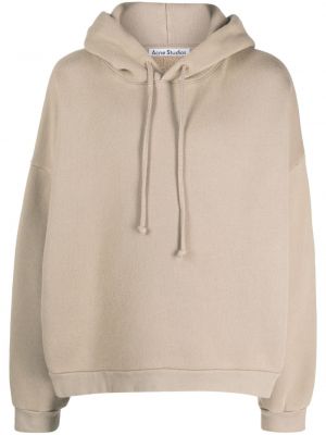Pamučna hoodie s kapuljačom s printom Acne Studios