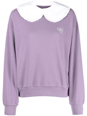 Bomull sweatshirt Chocoolate lilla