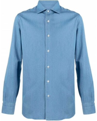 Camisa vaquera con botones Barba azul