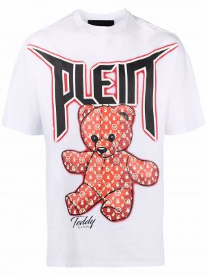 Painettu t-paita Philipp Plein valkoinen