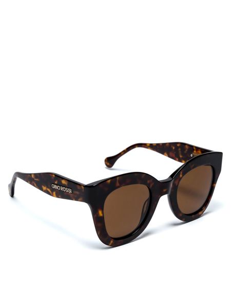 Okulary przeciwsłoneczne Gino Rossi brązowe