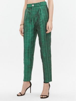 Pantaloni cu croială lejeră Custommade verde