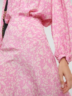 Šifonová hodvábna midi sukňa Isabel Marant