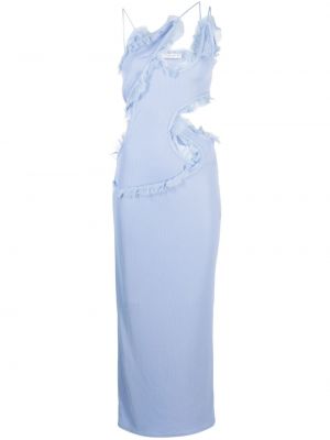 Sukienka długa Christopher Esber niebieska