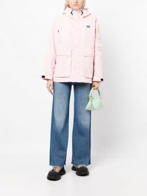 Dūnu jaka ar kapuci Chocoolate rozā