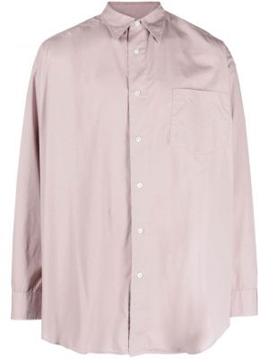 Oversize памучна риза The Frankie Shop розово