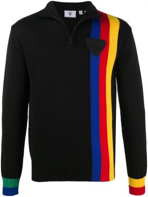 Пуловер с цип Rossignol черно