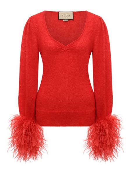 Пуловер Gucci красный