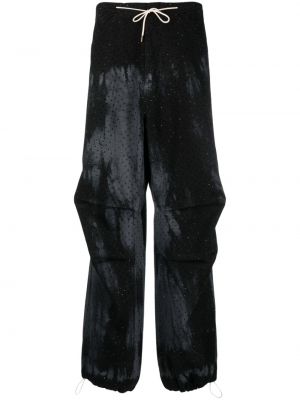 Pantaloni cargo con cristalli Darkpark nero