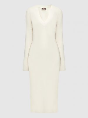 Вовняна сукня міді Enrico Mandelli біла