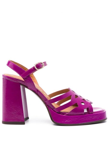 Dabīgās ādas sandales Chie Mihara violets