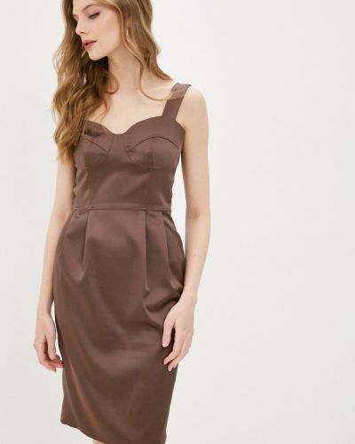 Платье Gregory, коричневое