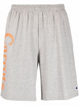 Pantalones cortos deportivos con estampado Carrots gris