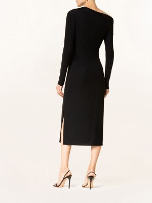 Sukienka koktajlowa z dżerseju Tom Ford czarna