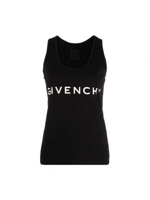 Top bawełniany Givenchy czarny