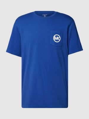 Koszulka z nadrukiem Michael Michael Kors niebieska