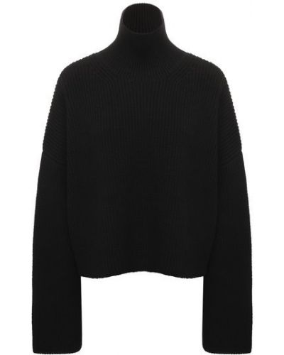 Хлопковый свитер Balenciaga, черный