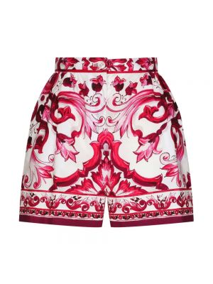 Shorts en coton Dolce & Gabbana rose