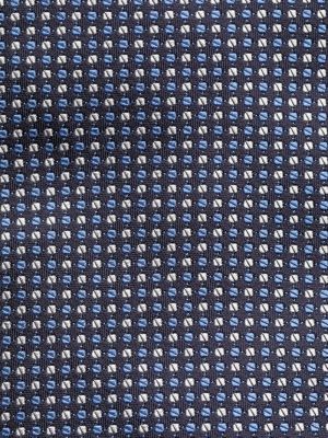 Gepunktete seiden krawatte Corneliani blau