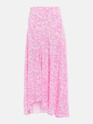 Svilena midi suknja od šifona Isabel Marant
