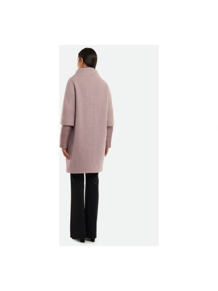 Abrigo de lana Herno rosa
